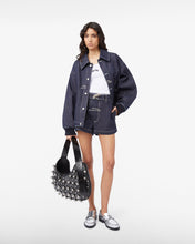 Carica l'immagine nel visualizzatore di Gallery, Collared Raw Denim Bomber