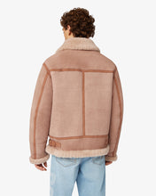 Load image into Gallery viewer, Shearling Jacket | Unisex Coats & Jackets Beige | GCDS®