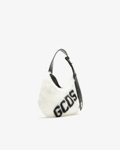 Carica l'immagine nel visualizzatore di Gallery, Comma Small Faux Fur Logo Twist Bag | Women Bags White | GCDS®