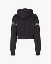 Carica l'immagine nel visualizzatore di Gallery, Bling Gcds Cropped Hoodie | Women Sweatshirts Black | GCDS®