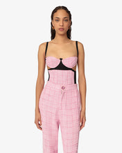 Load image into Gallery viewer, Tweed Body | Women Bodysuits Pink | GCDS®