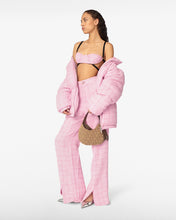 Load image into Gallery viewer, Tweed Bra | Women Tops Pink | GCDS®