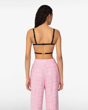 Load image into Gallery viewer, Tweed Bra | Women Tops Pink | GCDS®