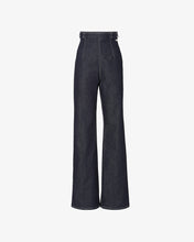 Carica l'immagine nel visualizzatore di Gallery, High Waist Denim Trousers | Women Trousers Blue | GCDS®