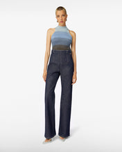 Carica l'immagine nel visualizzatore di Gallery, High Waist Denim Trousers | Women Trousers Blue | GCDS®