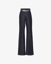 Carica l'immagine nel visualizzatore di Gallery, High Waist Denim Trousers | Women Trousers Blue | GCDS®