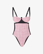Load image into Gallery viewer, Tweed Body | Women Bodysuits Pink | GCDS®