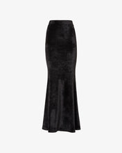 Carica l'immagine nel visualizzatore di Gallery, Velvet Long Skirt | Women Mini & Long Skirts Black | GCDS®