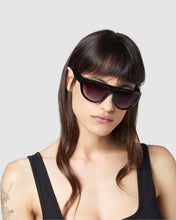 Carica l'immagine nel visualizzatore di Gallery, GD025 GEOMETRIC SUNGLASSES: Unisex Sunglasses Black | GCDS