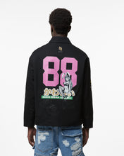 Carica l'immagine nel visualizzatore di Gallery, Gcds Hentai Canvas Coach Jacket : Men Outerwear Black | GCDS Spring/Summer 2023