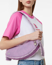 Carica l'immagine nel visualizzatore di Gallery, Comma Denim Medium Shoulder Bag : Unisex Bags Pink | GCDS Spring/Summer 2023