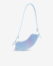 Load image into Gallery viewer, Comma Holographic Shoulder Bag : Unisex Bags Silver/Lilac | GCDS Spring/Summer 2023