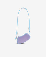 Load image into Gallery viewer, Comma Holographic Crossbody Bag : Unisex Bags Silver/Lilac | GCDS Spring/Summer 2023
