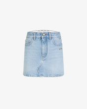 Load image into Gallery viewer, Denim Choker Mini Skirt
