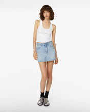 Load image into Gallery viewer, Denim Choker Mini Skirt
