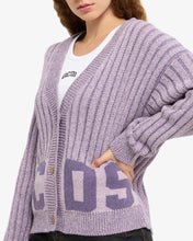 Load image into Gallery viewer, Ribbed Low Logo Buttoned Cardigan
