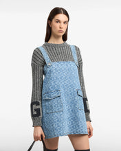 Load image into Gallery viewer, Monogram Denim Pockets Dress
