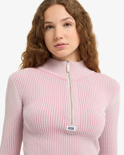 Load image into Gallery viewer, Ribbed Half Zip Turtleneck
