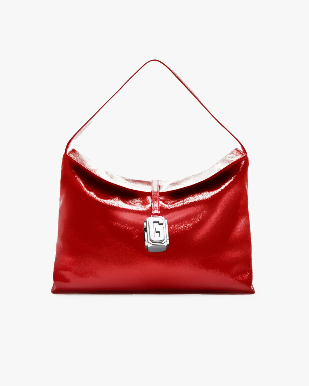 Leather Mega Comma Bag