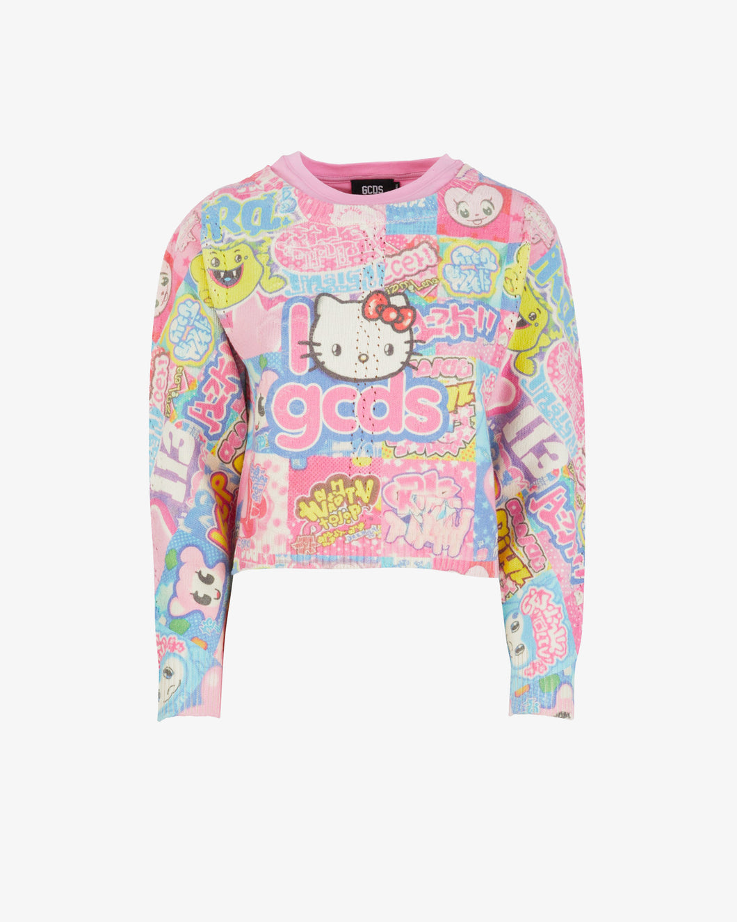 Hello Kitty Printed Cable' Sweater