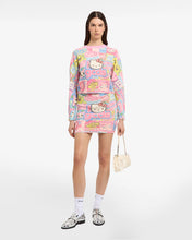 Load image into Gallery viewer, Hello Kitty Printed Cable&#39; Mini Skirt
