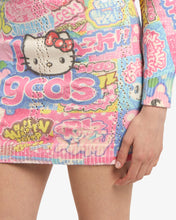 Load image into Gallery viewer, Hello Kitty Printed Cable&#39; Mini Skirt
