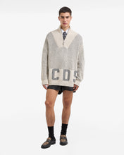 Load image into Gallery viewer, Ribbed Low Logo Half Zip Sweater
