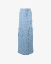 Load image into Gallery viewer, Monogram Denim Ultracargo Skirt
