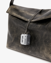 Load image into Gallery viewer, Rub-off Leather Mega Comma Bag
