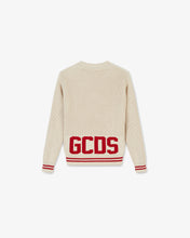 Load image into Gallery viewer, Junior Gcds Low Band Sweater | Unisex Knitwear Off White | GCDS®
