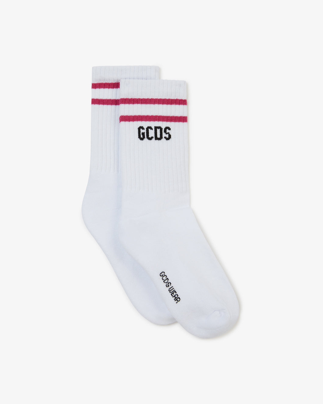 Junior Gcds Low Logo Band Socks | Unisex Accessories White | GCDS®