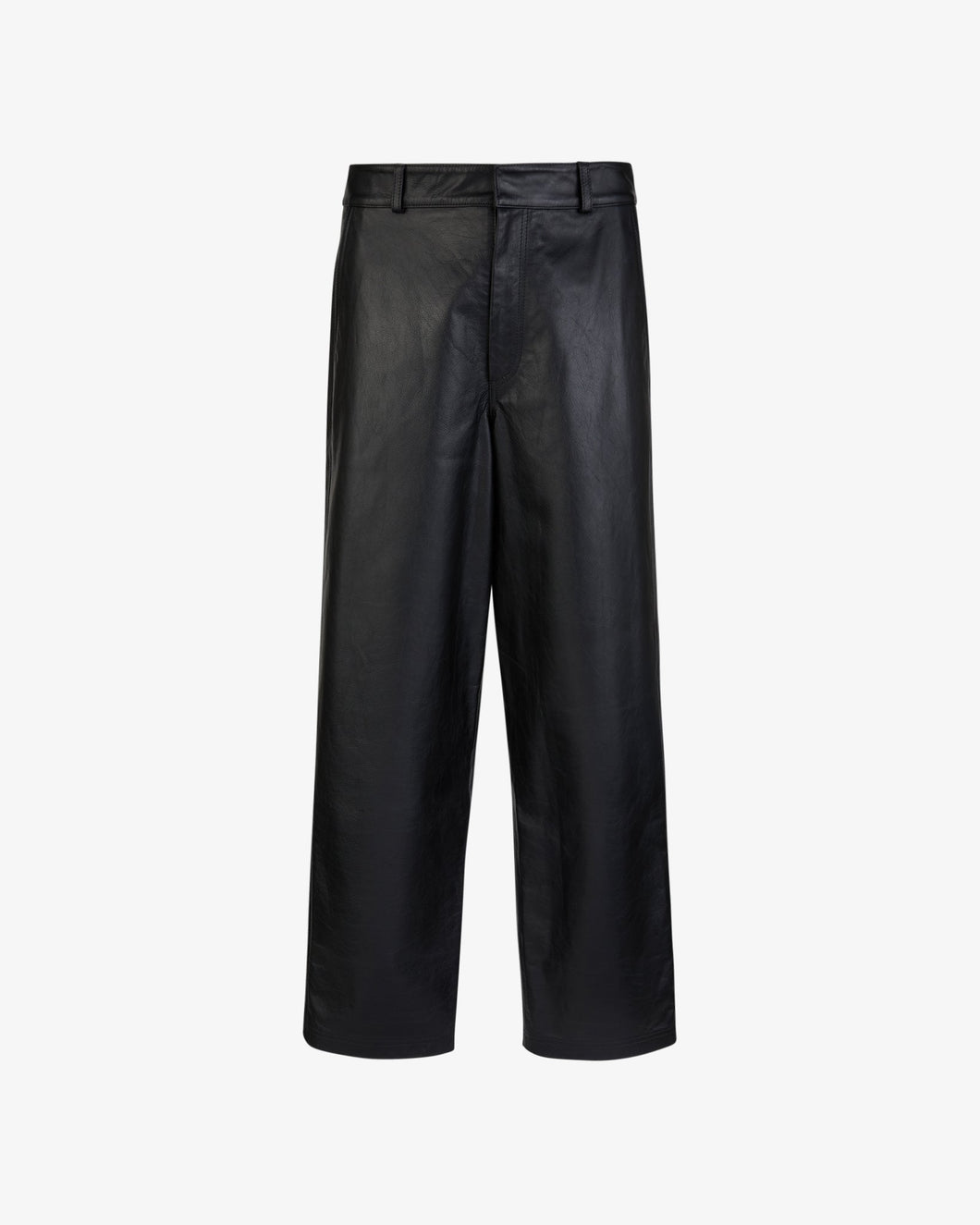 Work Oversized Leather Pants