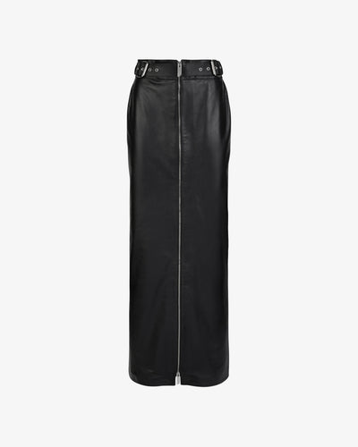 Leather Skirt | Unisex Mini & Long Skirts Black | GCDS®