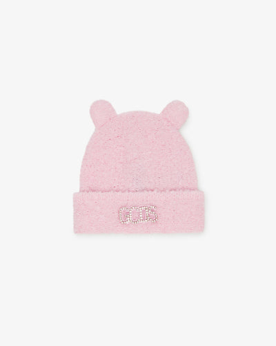 Teddy Hairy Hat | Women Hats Pink | GCDS®