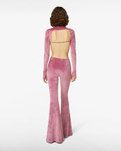 Load image into Gallery viewer, Velvet Trousers | Women Trousers Mauve Pink | GCDS®
