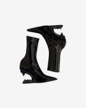 Carica l&#39;immagine nel visualizzatore di Gallery, Morso Vinyl Ankle Boots | Women Boots Black | GCDS®
