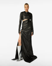 Carica l&#39;immagine nel visualizzatore di Gallery, Leather Long Dress | Women Mini &amp; Long Dresses Black | GCDS®

