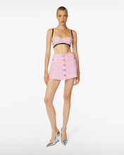 Load image into Gallery viewer, Tweed Mini Skirt | Women Mini &amp; Long Skirts Pink | GCDS®

