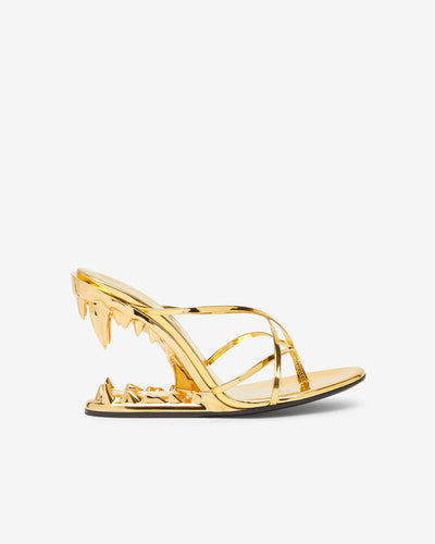 Morso Thong Sandals | Women Sandals Gold | GCDS®