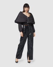 Load image into Gallery viewer, Gcds nylon over padded shawl: Women Outerwear Black | GCDS
