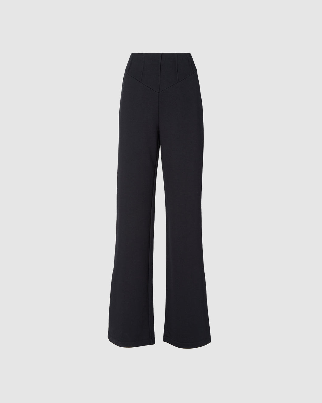 Wide jersey trousers: Women Trousers Black | GCDS