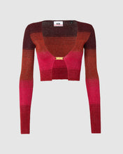 Load image into Gallery viewer, Lurex degradé mini cardigan: Women Knitwear Multicolor | GCDS
