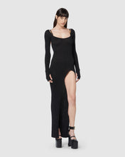 Load image into Gallery viewer, Lurex long dress: Women Dresses Black | GCDS
