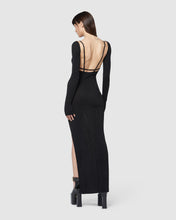 Load image into Gallery viewer, Lurex long dress: Women Dresses Black | GCDS
