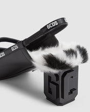 Load image into Gallery viewer, Faux fur slingback pumps: Women Shoes Black | GCDS
