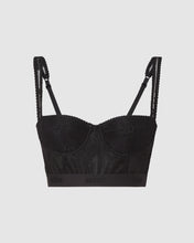 Carica l&#39;immagine nel visualizzatore di Gallery, Lace corset top: Women Tops Black | GCDS
