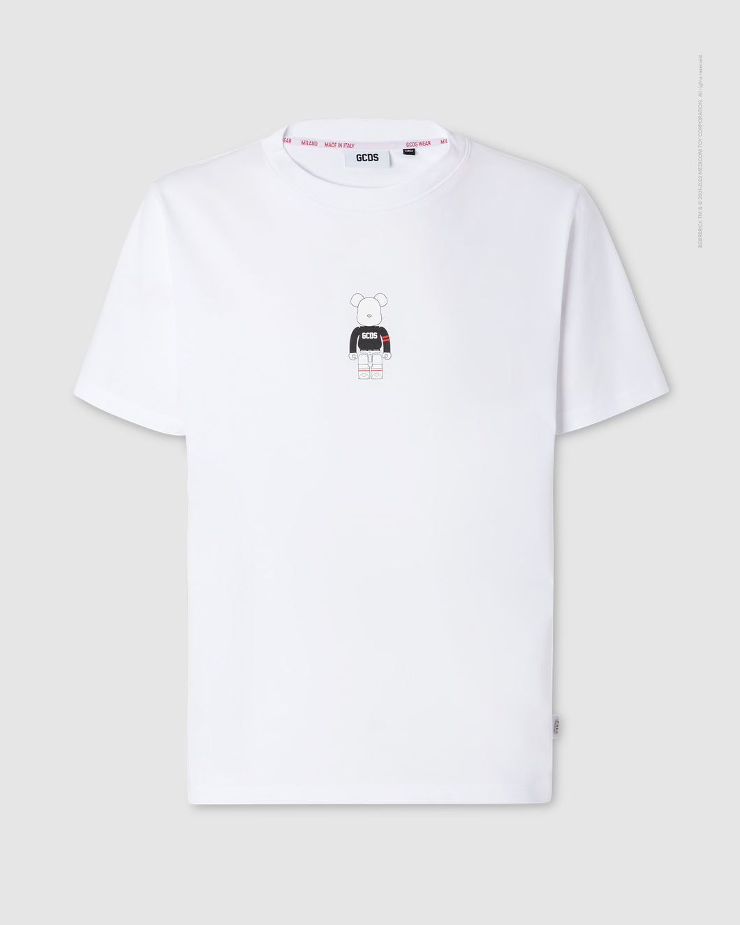 GCDS x Be@rbrick T-shirt: Unisex T-shirts White | GCDS