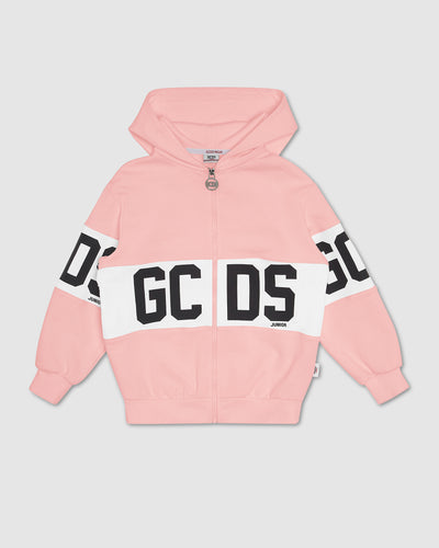 GCDS logo band Hoodie: Unisex  Hoodie and tracksuits  Pink | GCDS