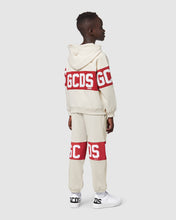 Load image into Gallery viewer, Gcds Logo band zip-up hoodie: Unisex     Hoodie and tracksuits Whitecap Grey | GCDS

