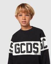 Load image into Gallery viewer, Gcds Logo band crewneck: Unisex      Hoodie and tracksuits Black | GCDS
